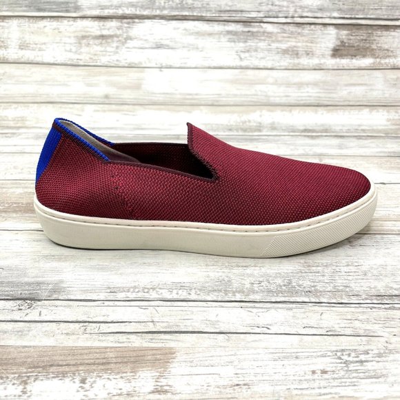 Rothy's Shoes - Rothy's The Sneaker Women's Size 5.5 US Garnet Red Slip-On Knit Sneakers Flats
